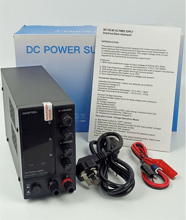 Compact Digital Bench Top Power Supply30VDC 6A